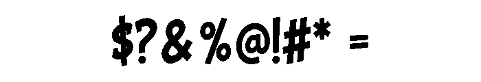 Zyntra Font OTHER CHARS