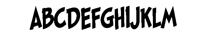 Zyntra Font UPPERCASE