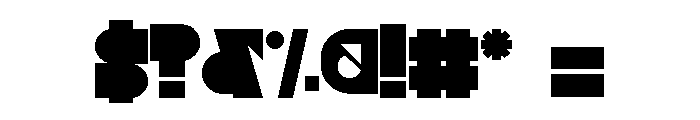Zyntrax Font OTHER CHARS