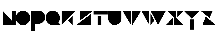 Zyntrax Font LOWERCASE