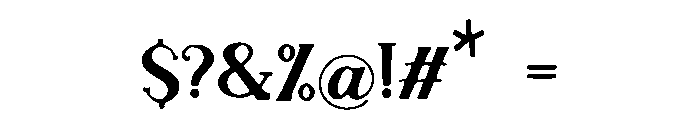 Zyph Font OTHER CHARS