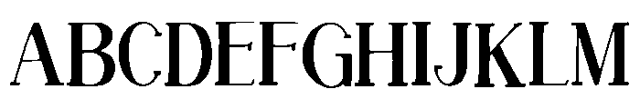 Zyph Font UPPERCASE