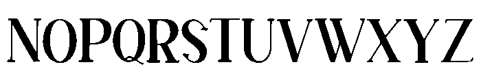 Zyph Font UPPERCASE
