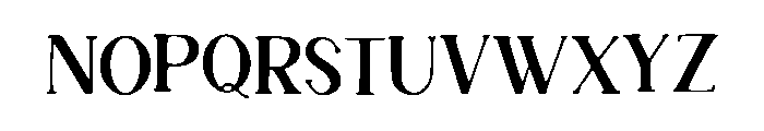 Zyph Font LOWERCASE