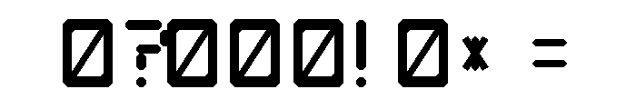 Zyrova Display Regular Font OTHER CHARS