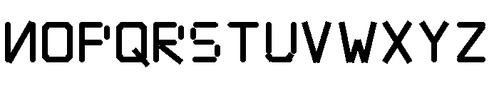 Zyrova Display Regular Font UPPERCASE