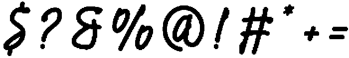 Zymera otf (400) Font OTHER CHARS