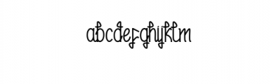 Zyamatyca Font LOWERCASE