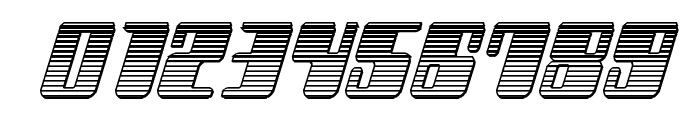 Zyborgs Chrome Italic Font OTHER CHARS