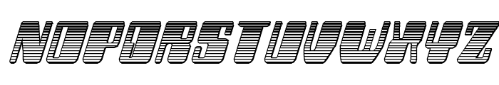 Zyborgs Chrome Italic Font UPPERCASE