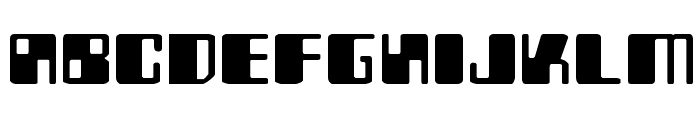 Zyborgs Expanded Font UPPERCASE