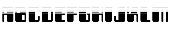 Zyborgs Halftone Font LOWERCASE