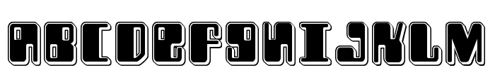 Zyborgs Punch Font UPPERCASE