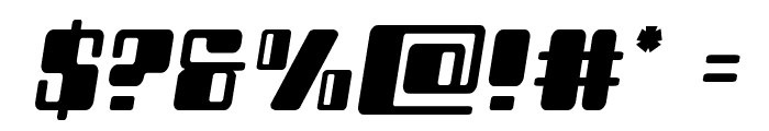 Zyborgs Semi-Italic Font OTHER CHARS
