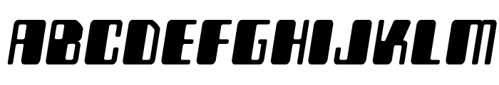 Zyborgs Semi-Italic Font LOWERCASE