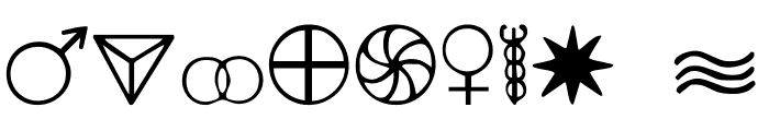 Zymbols Font OTHER CHARS
