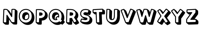 Zyzol Shadow Font UPPERCASE