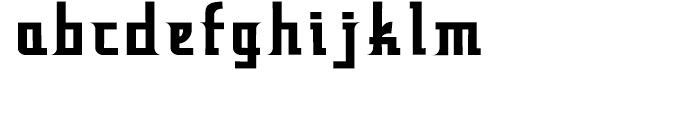 Zyncho Regular Font LOWERCASE