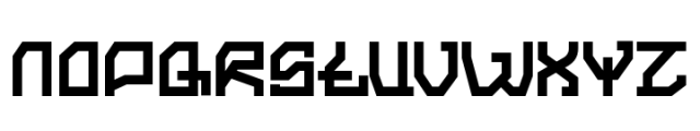 Zyberon Font UPPERCASE