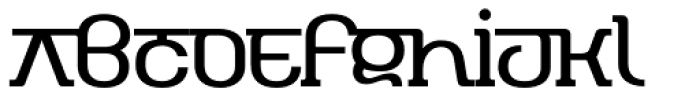 Zygon Regular Font UPPERCASE