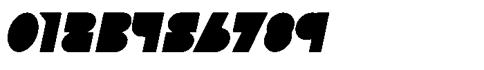 Zyntrax Italic Font OTHER CHARS
