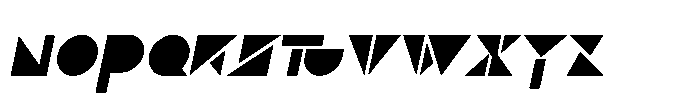 Zyntrax Italic Font LOWERCASE