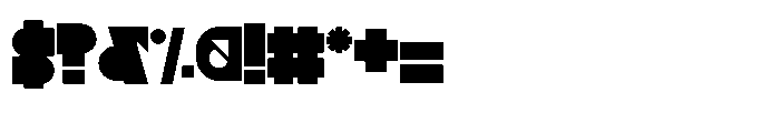 Zyntrax Regular Font OTHER CHARS