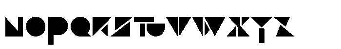 Zyntrax Regular Font LOWERCASE