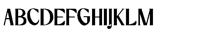 Zyvara Regular Font UPPERCASE