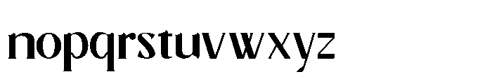 Zyvara Regular Font LOWERCASE