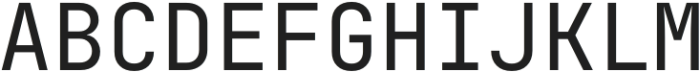ZZ JetBrains Mono Regular otf (400) Font UPPERCASE