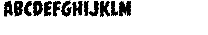 Zzzap Regular Font LOWERCASE