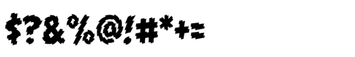 Zzzap Regular Font OTHER CHARS