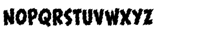 Zzzap Regular Font LOWERCASE