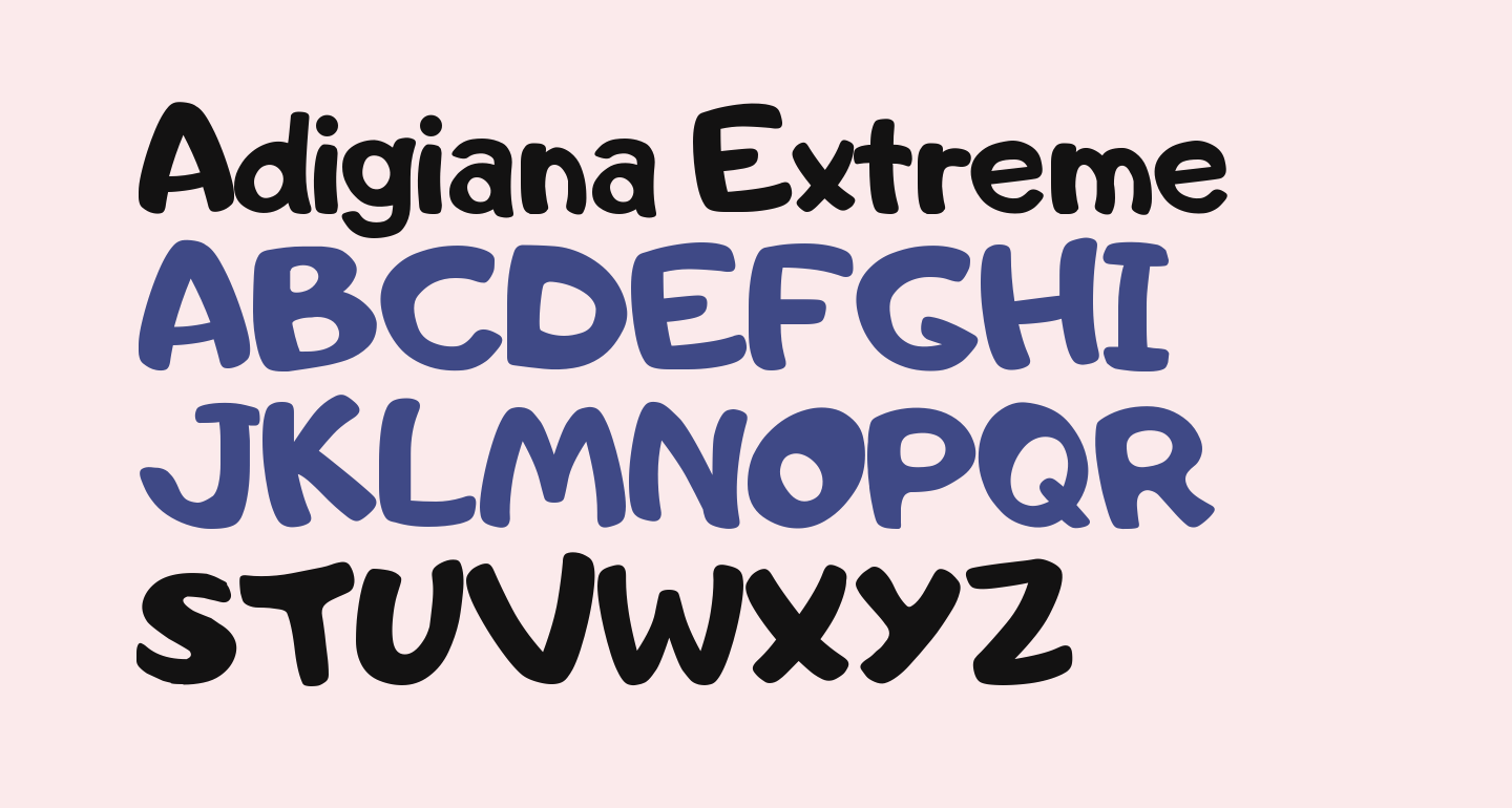 Adigiana Extreme free Font What Font Is