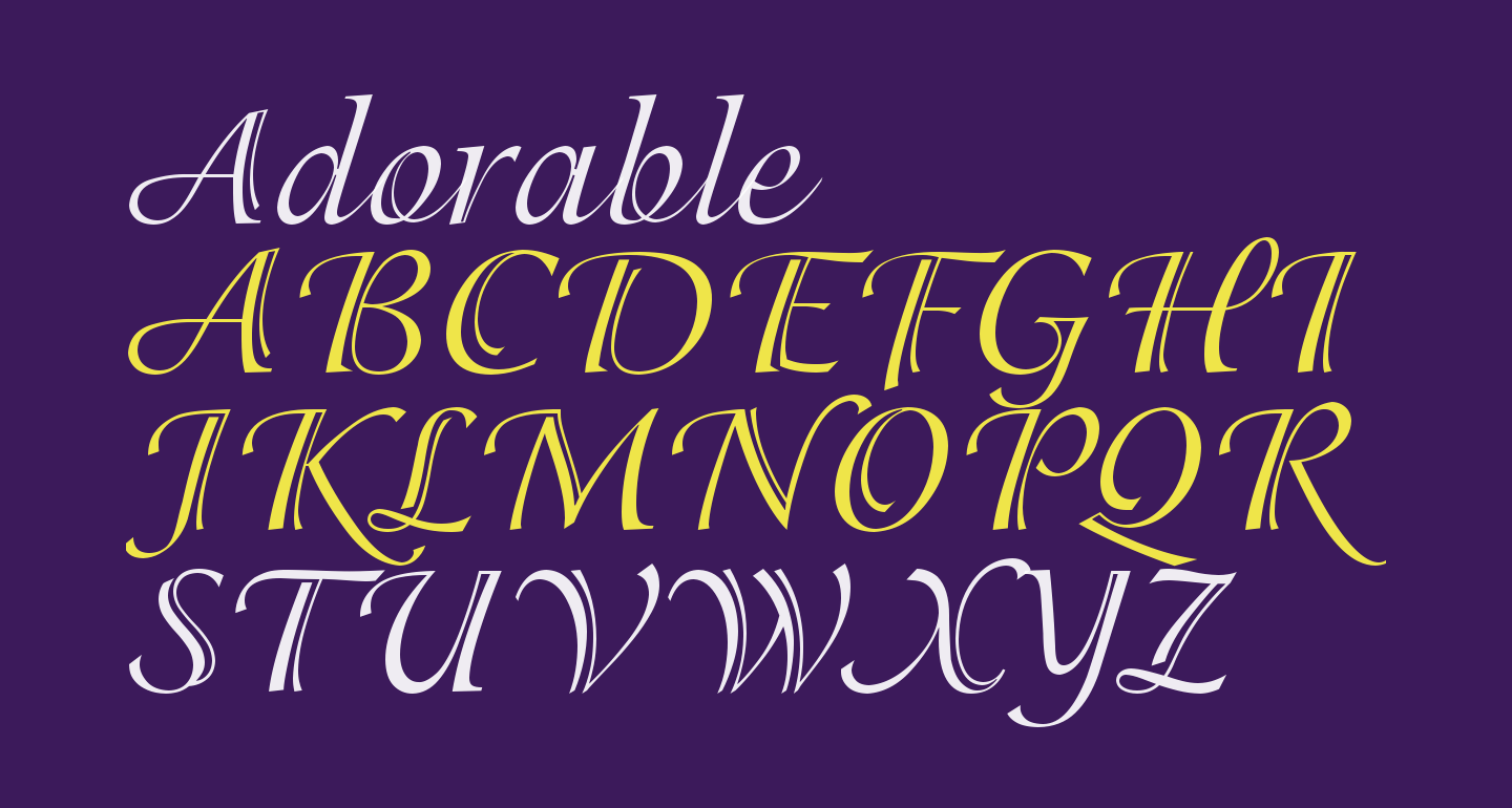 Adorable Free Font What Font Is adorable-free-font-what-font-is