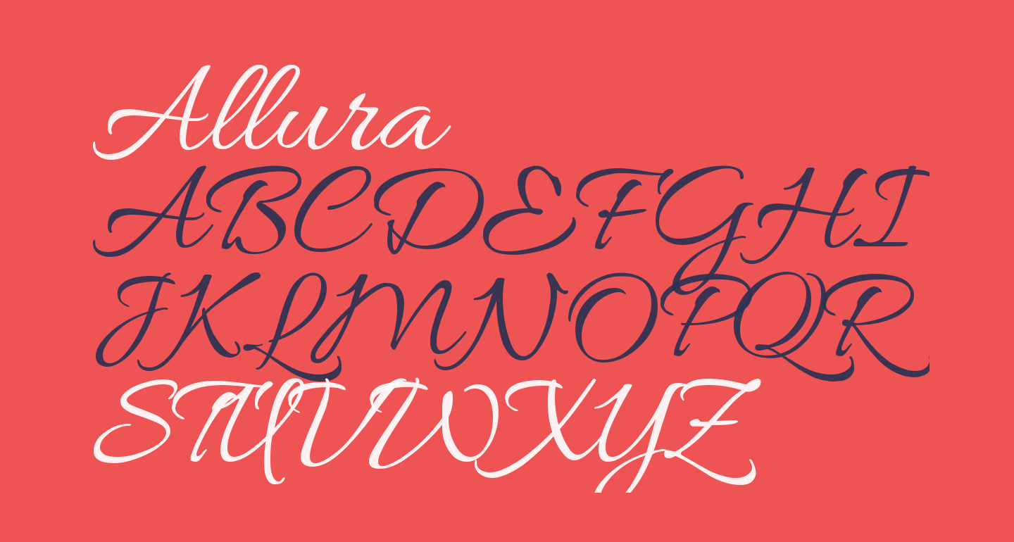 allura script free font download