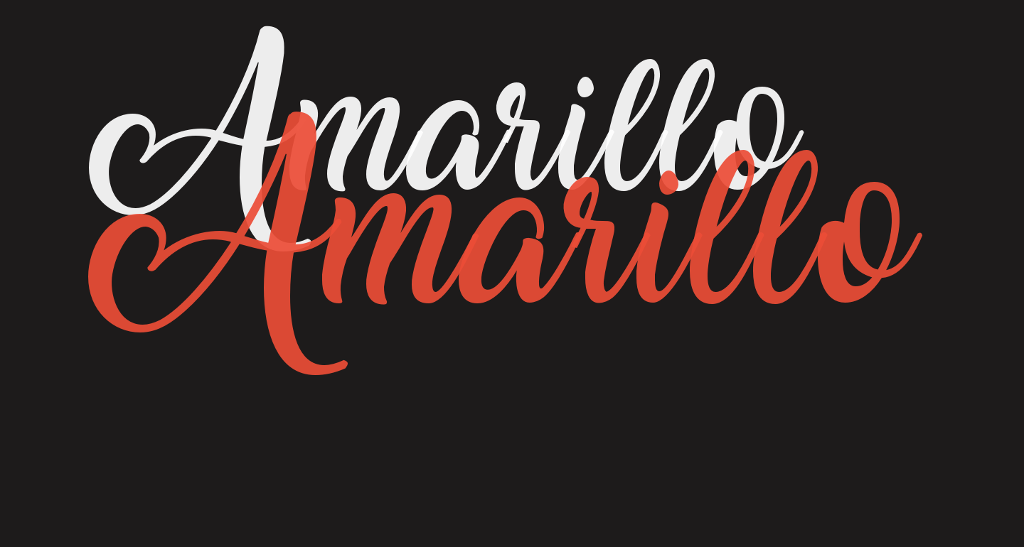 Amarillo free Font - What Font Is