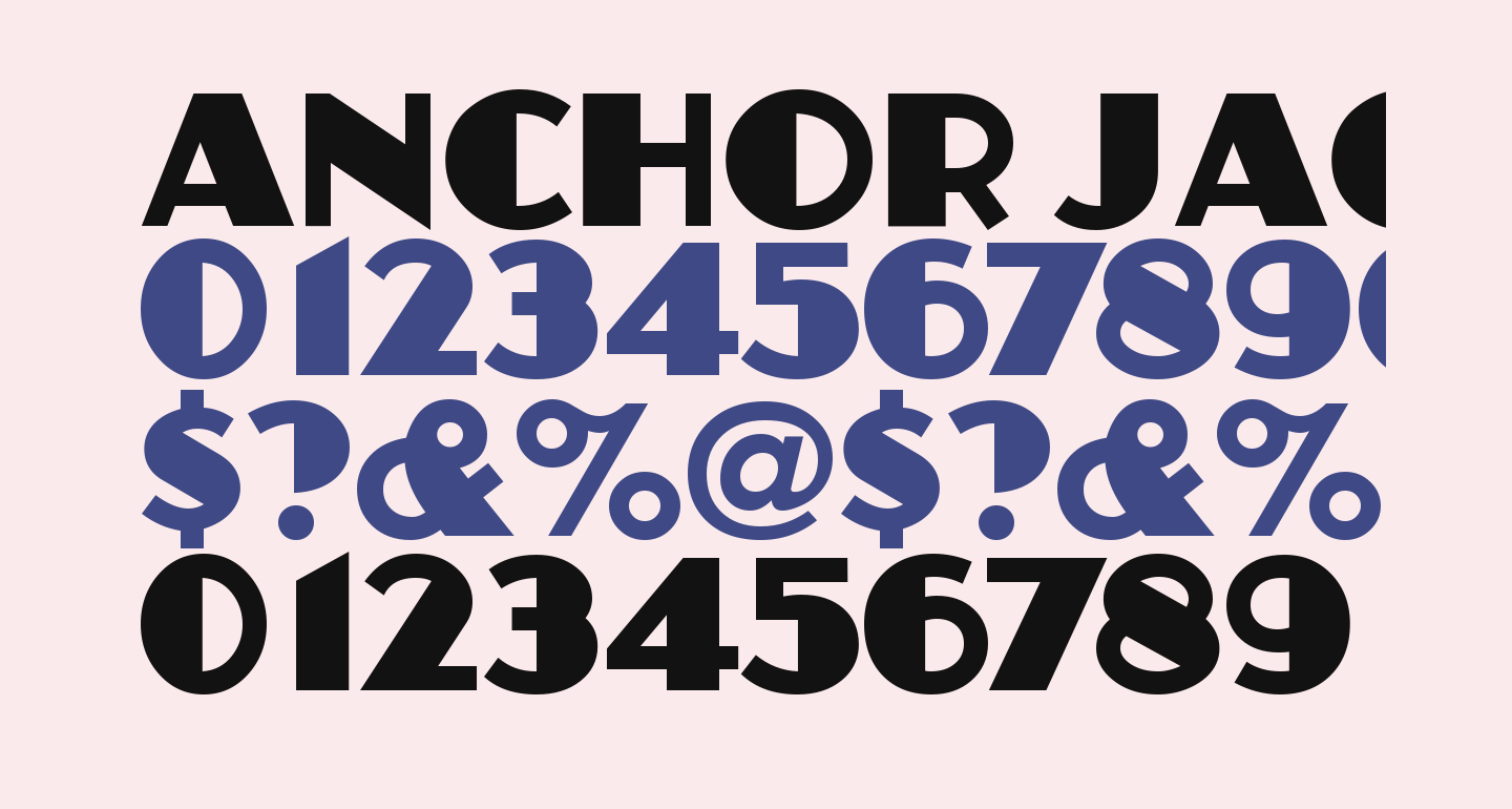 Anchor Jack free Font What Font Is