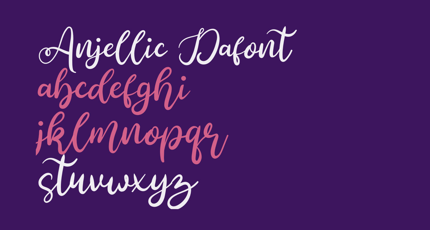 Anjellic Dafont free Font - What Font Is