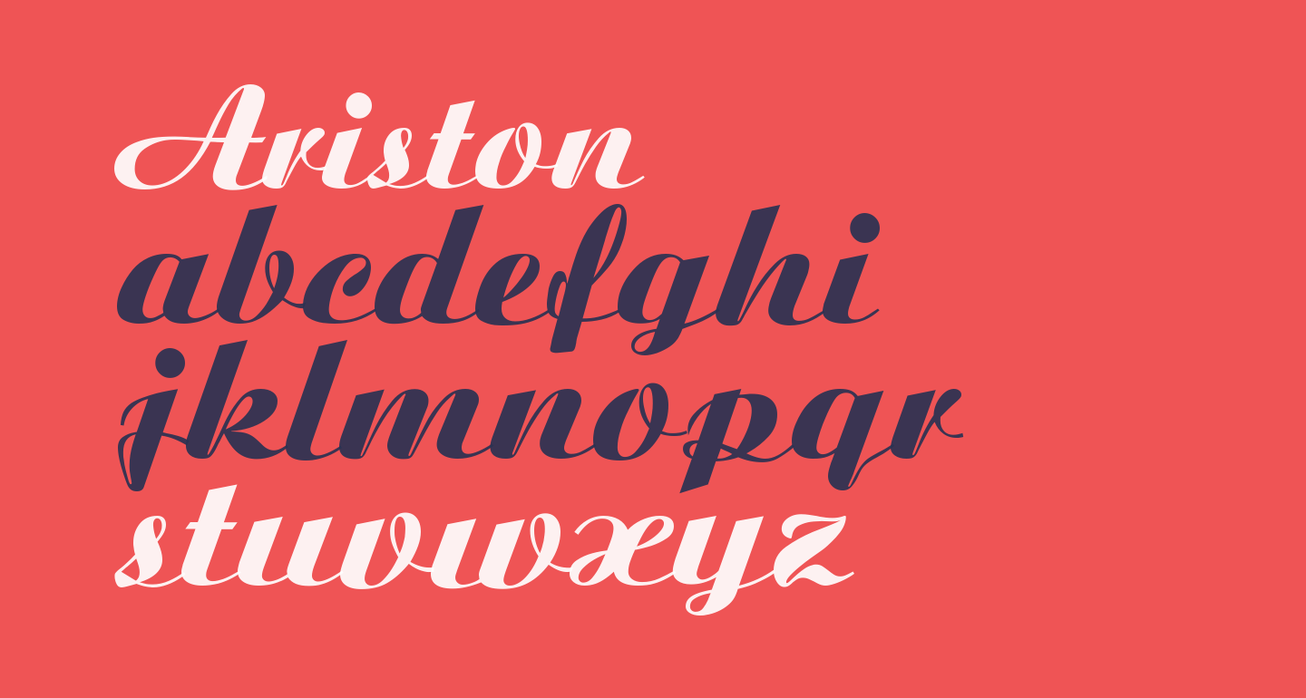 Ariston free Font - What Font Is