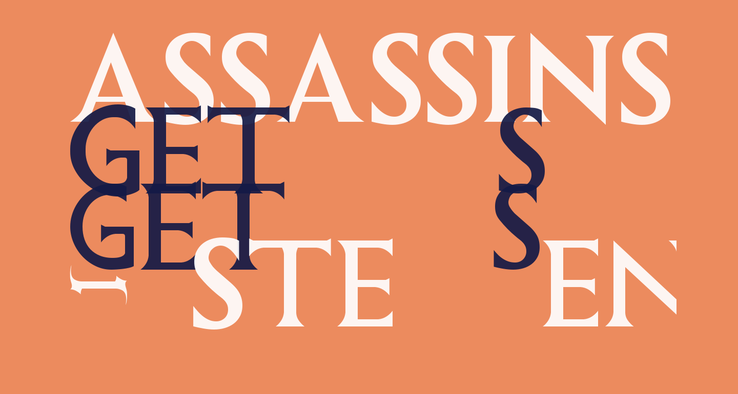 assassins creed free font what font is whatfontis