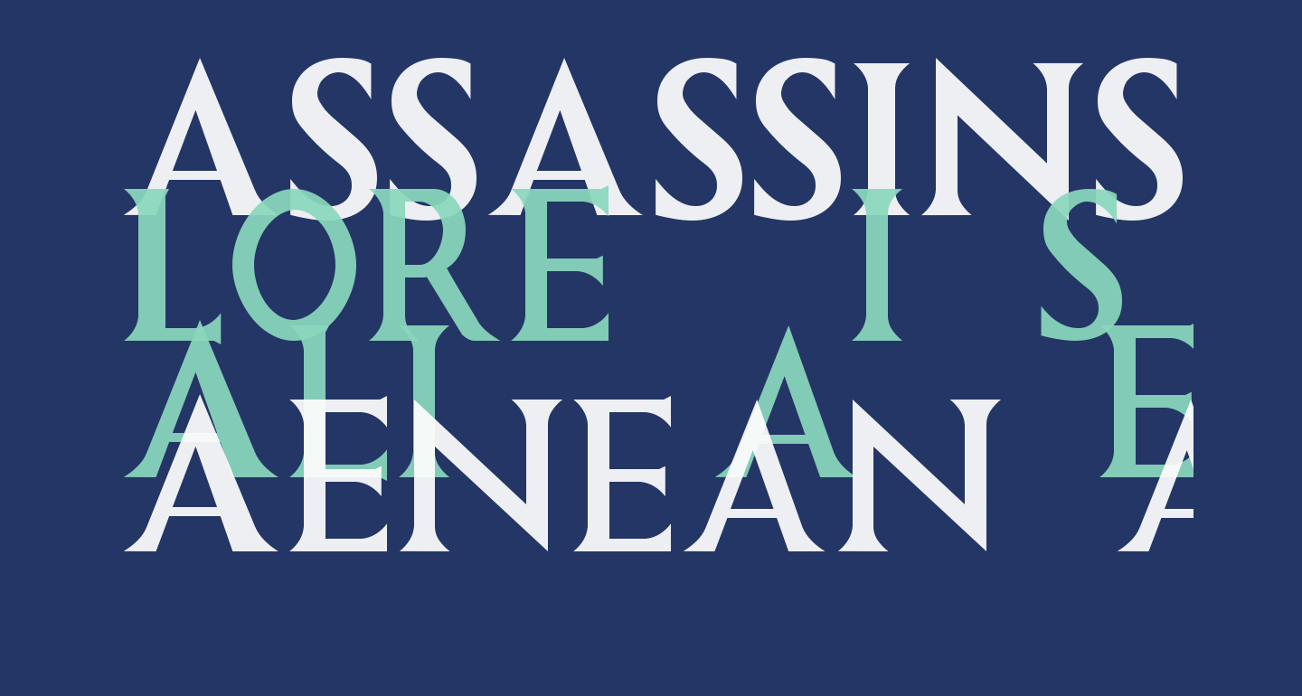 assassins creed free font what font is whatfontis