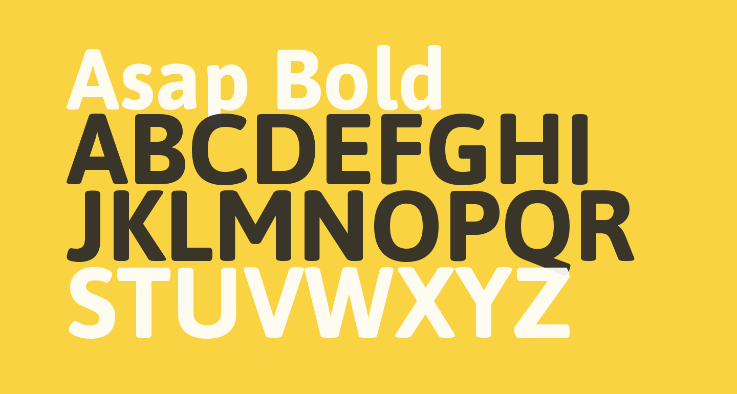Asap Bold free Font What Font Is Asap Bold free Font What Font Is