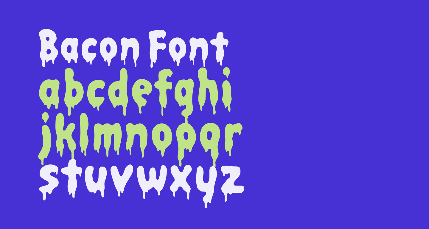 Bacon free Font - What Font Is