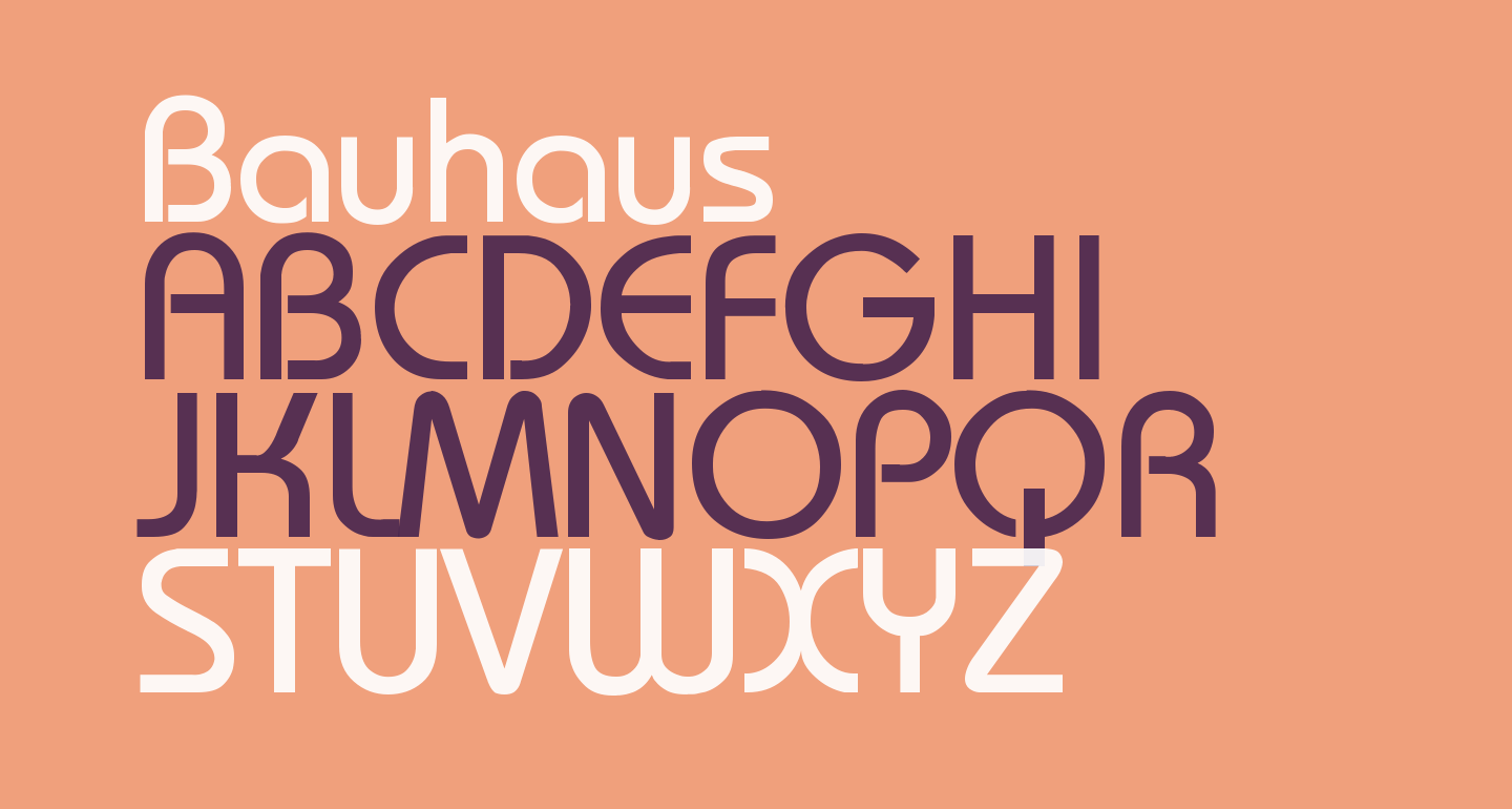 bauhaus medium font free download mac