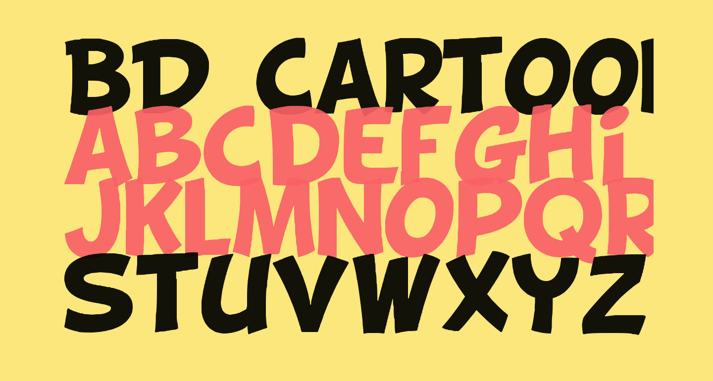 BD Cartoon Shout free Font - What Font Is