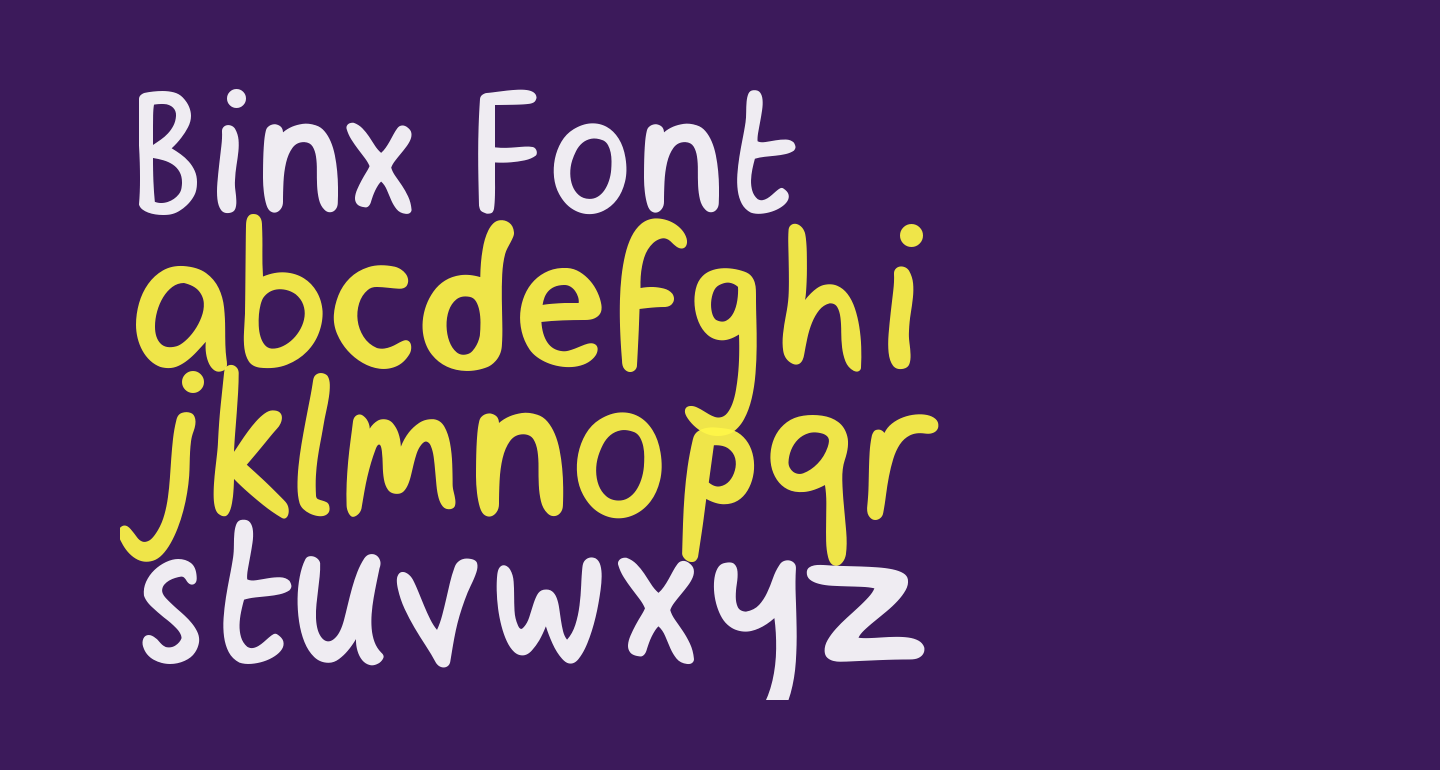 Binx free Font What Font Is