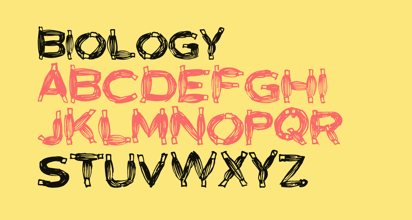 Biology free Font What Font Is