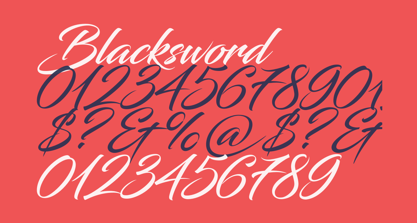 Blacksword free Font What Font Is